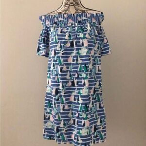 Vineyard Vines Off the Shoulder Mini Dress Size XS